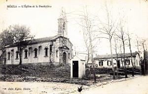 Mekla - Tizi-Ouzou - L'Eglise et le Presbytere - 1917